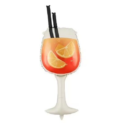 Folienballon Cocktail Orange