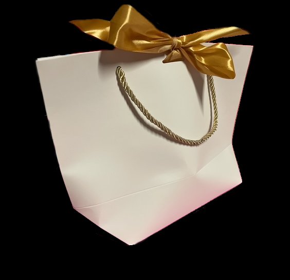 Geschenktasche wei