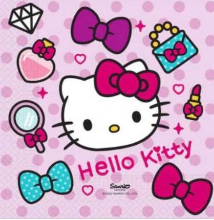 Servietten Hello Kitty Party Pink