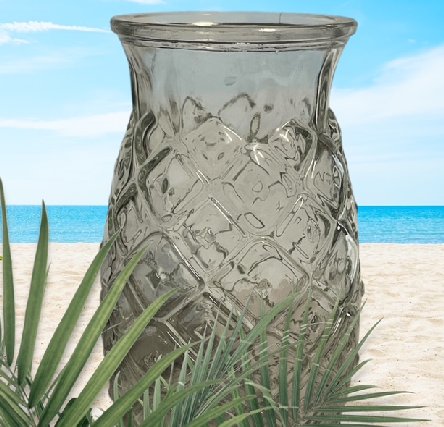 Ananas Cocktail Glas mit Relief, 400ml