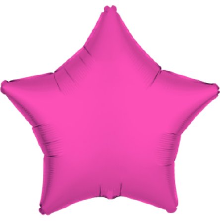 NEON PINK Ballon Stern, 43 cm