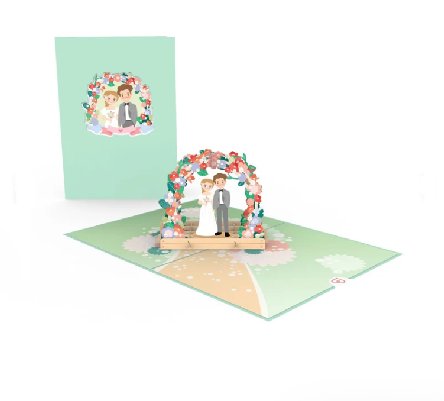 Pop-Up Karte Brautpaar