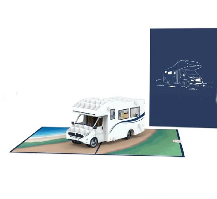Pop-Up Karte Wohnmobil