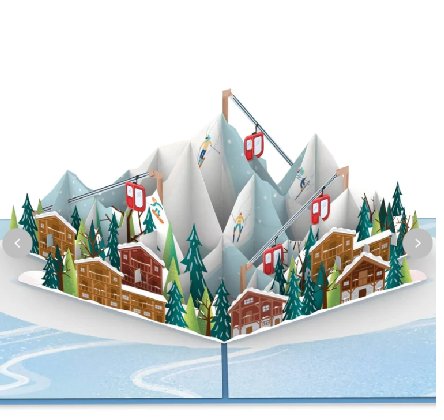 Pop-Up Karte Skipiste