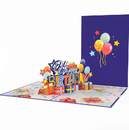 Pop-Up Karte Happy Birthday