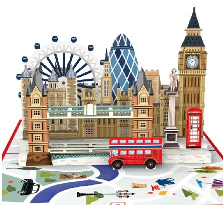 Pop-Up Karte London