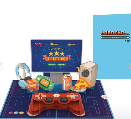 Pop-Up Karte Gaming Controller