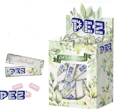 PEZ Bonbons Hochzeit,beschreibbar