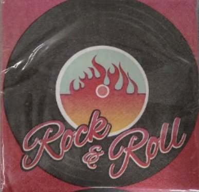 Rock n Roll - Servietten, Snack