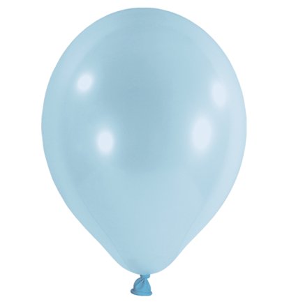 Luftballons 100 St�ck Baby Hellblau, 13 cm