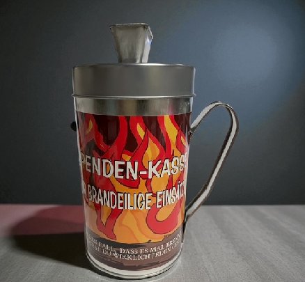 	    Spardose Feuerwehr, Spendenkasse