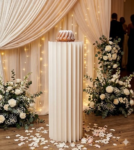 Freistehende S�ule f�r festliche Anl�sse