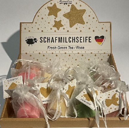 Schafmilchseife im Organzasckchen, Stern