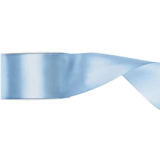 Ballonband - Satin - Hellblau, 25m