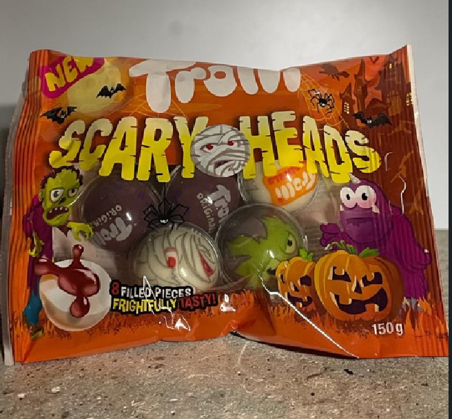 Trolli Scary K�pfe, 150g