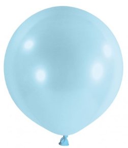 Riesenballon XL - 100 cm, Pastell - Hellblau