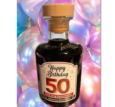 Geschenk zum Happy Birthday 50