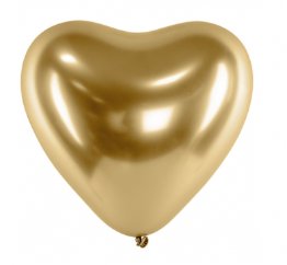 Herz Luftballons 27cm Glossy Gold