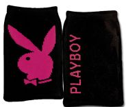 Playboy Handysocken, schwarz/pink
