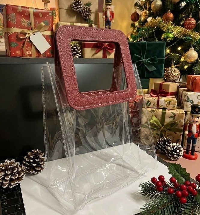 Geschenkt�te durchsichtig mit Henkel